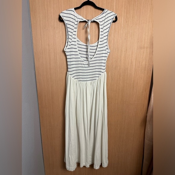 Free People Beach Alana Open Back Striped Midi Dress, Size Medium (v) - Picture 4 of 8